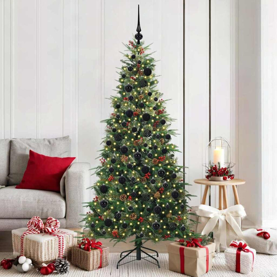 vidaXL Kunstmatige Inklapbare Kerstboom Groen 180 cm PE en PVC afbeelding 1