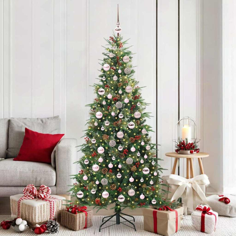 vidaXL Kunstmatige Inklapbare Kerstboom Groen 180 cm PE en PVC afbeelding 1