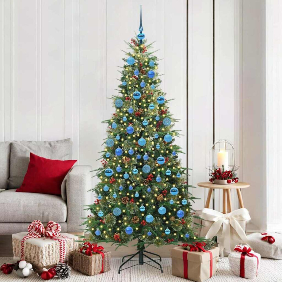 vidaXL Kunstmatige Inklapbare Kerstboom Groen 180 cm PE en PVC vidaXL Kunstmatige Inklapbare Kerstboom Groen 180 cm PE en PVC afbeelding 1