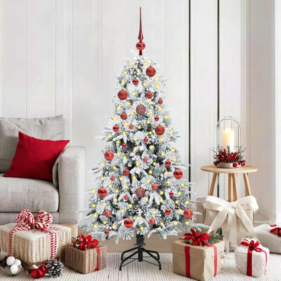vidaXL Kunstmatige Inklapbare Kerstboom Groen 150 cm PE en PVC vidaXL Kunstmatige Inklapbare Kerstboom Groen 150 cm PE en PVC afbeelding 1