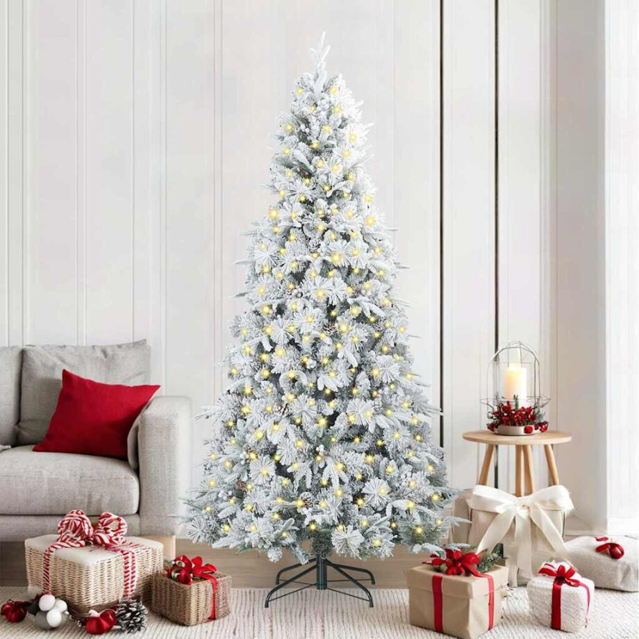 vidaXL Kunstmatige Inklapbare Kerstboom Groen 210 cm PE en PVC afbeelding 1