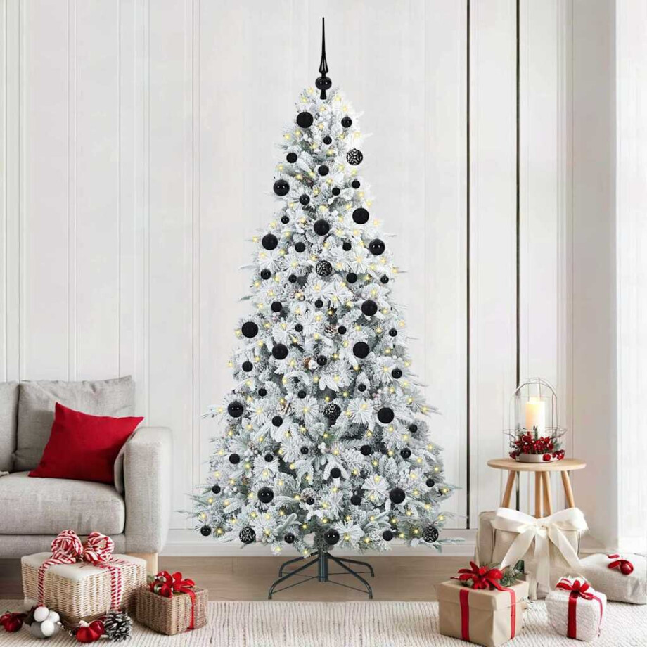 vidaXL Kunstmatige Inklapbare Kerstboom Groen 210 cm PE en PVC afbeelding 1