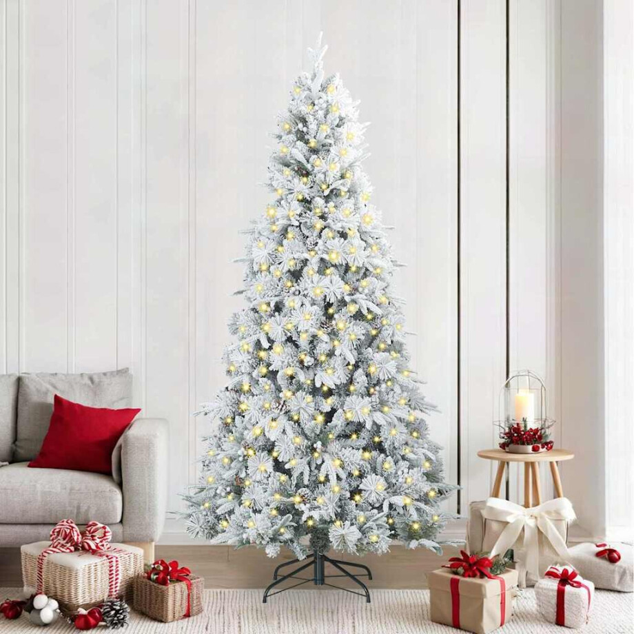 vidaXL Kunstmatige Inklapbare Kerstboom Groen 240 cm PE en PVC afbeelding 1