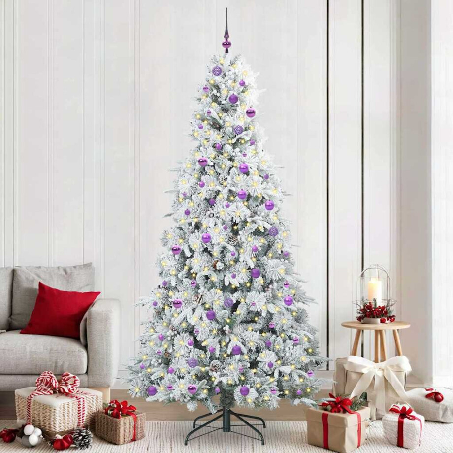 vidaXL Kunstmatige Inklapbare Kerstboom Groen 240 cm PE en PVC vidaXL Kunstmatige Inklapbare Kerstboom Groen 240 cm PE en PVC afbeelding 1