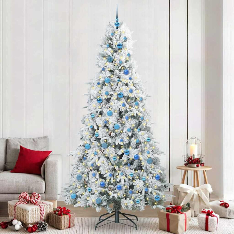 vidaXL Kunstmatige Inklapbare Kerstboom Wit 240 cm PE en PVC vidaXL Kunstmatige Inklapbare Kerstboom Wit 240 cm PE en PVC afbeelding 1