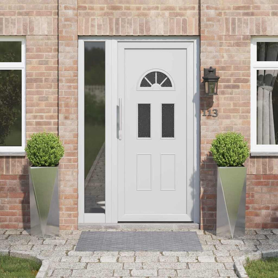 vidaXL Plantenbak 2 pcs Zilver 30 x 30 x 75 cm Roestvrij staal vidaXL Plantenbak 2 pcs Zilver 30 x 30 x 75 cm Roestvrij staal afbeelding 1