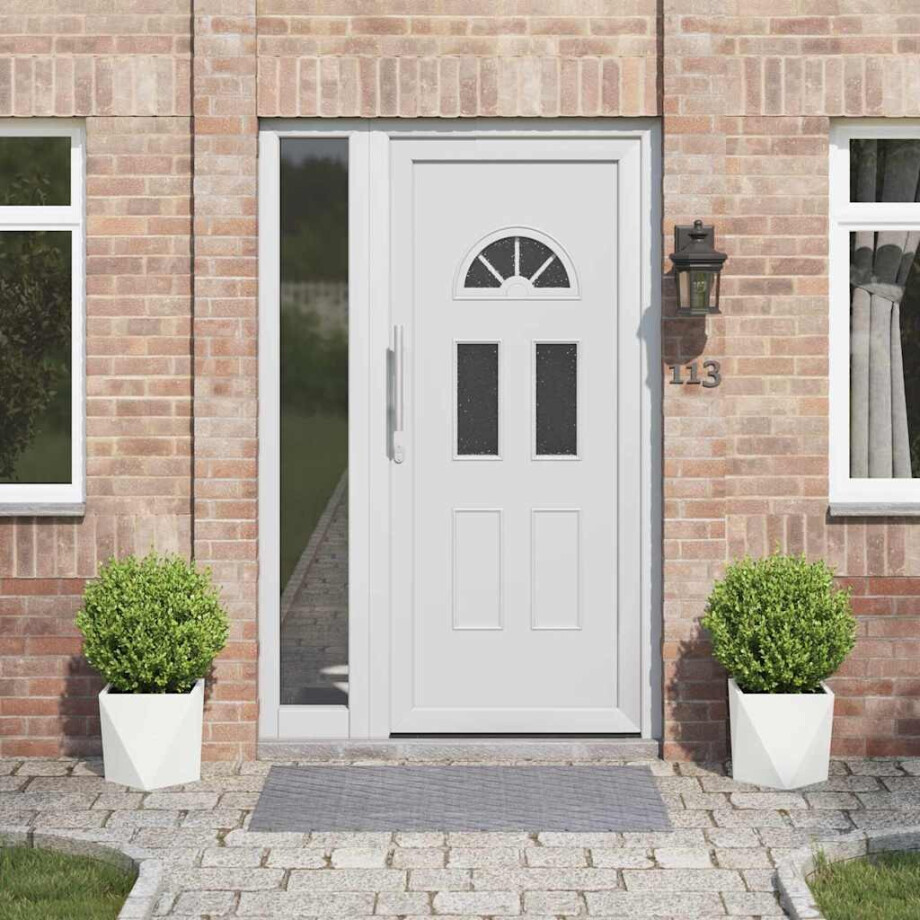 vidaXL Plantenbak 2 pcs Wit 30 x 30 x 30 cm Staal vidaXL Plantenbak 2 pcs Wit 30 x 30 x 30 cm Staal afbeelding 1