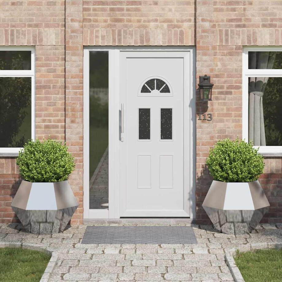 vidaXL Plantenbak 2 pcs Zilver 75 x 75 x 60 cm Roestvrij staal vidaXL Plantenbak 2 pcs Zilver 75 x 75 x 60 cm Roestvrij staal afbeelding 1