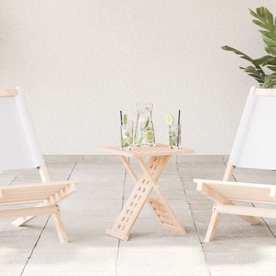 vidaXL Salontafel Bruin 33 x 33 x 40,5 cm Massief Notenhout vidaXL Salontafel Bruin 33 x 33 x 40,5 cm Massief Notenhout afbeelding 1
