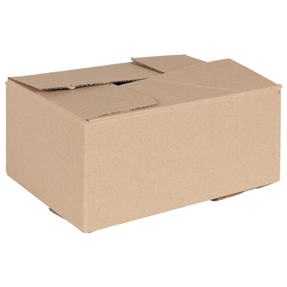 vidaXL Vouwdoos met opslag 50 pcs Naturel 30 x 21,5 x 14 cm Karton afbeelding 1