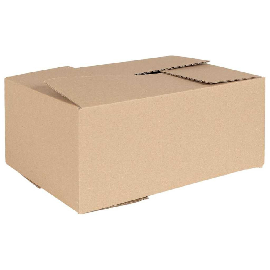 vidaXL Vouwdoos met opslag 50 pcs Naturel 35 x 24 x 15 cm Karton vidaXL Vouwdoos met opslag 50 pcs Naturel 35 x 24 x 15 cm Karton afbeelding 1