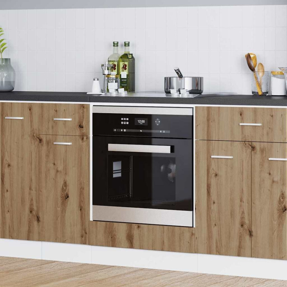 vidaXL Hangkast Artisan Eiken 60 x 46 x 81,5 cm Bewerkt hout vidaXL Hangkast Artisan Eiken 60 x 46 x 81,5 cm Bewerkt hout afbeelding 1