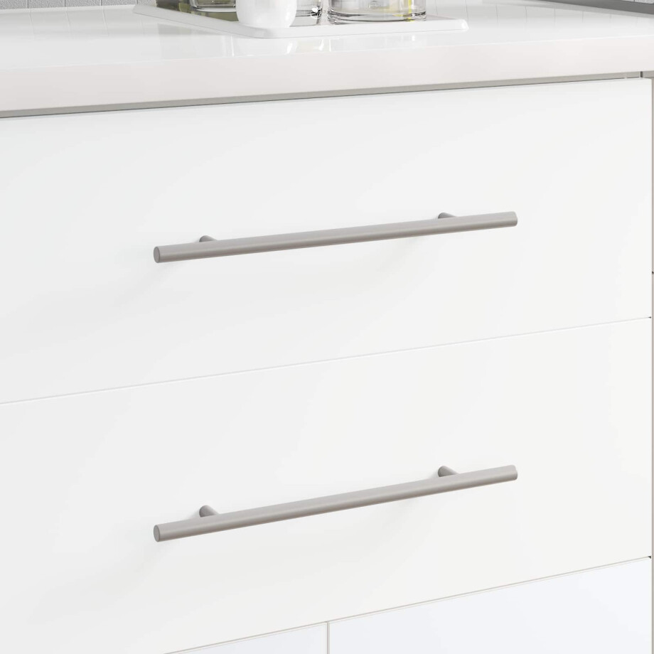vidaXL Kasthandgreep 12 pcs Zilver 300 mm Roestvrij staal afbeelding 1