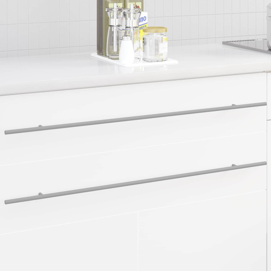 vidaXL Kasthandgreep 12 pcs Zilver 900 mm Roestvrij staal vidaXL Kasthandgreep 12 pcs Zilver 900 mm Roestvrij staal afbeelding 1