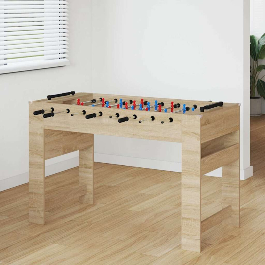 vidaXL Honkbaltafel Sonoma Eiken 125 x 60,5 x 80 cm Bewerkt hout vidaXL Honkbaltafel Sonoma Eiken 125 x 60,5 x 80 cm Bewerkt hout afbeelding 1