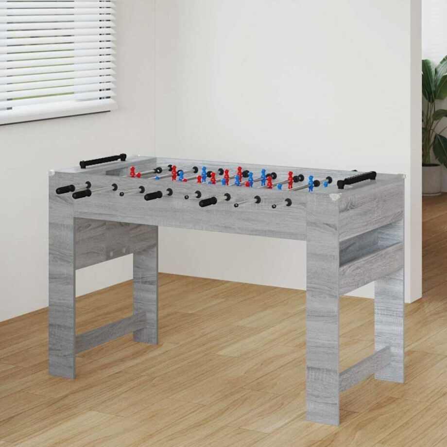 vidaXL Honkbaltafel Grijze Sonoma 125 x 60,5 x 80 cm Bewerkt hout afbeelding 1