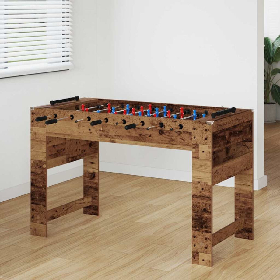 vidaXL Honkbaltafel Oudhout 125 x 60,5 x 80 cm Bewerkt hout vidaXL Honkbaltafel Oudhout 125 x 60,5 x 80 cm Bewerkt hout afbeelding 1