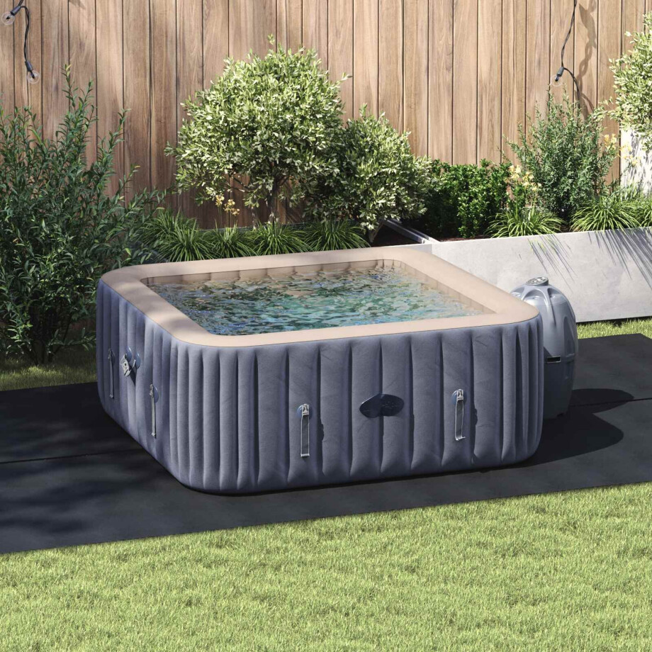 vidaXL Zwembad Grondzeil Zwart 420 x 220 x 0,1 cm Niet-geweven Stof afbeelding 1