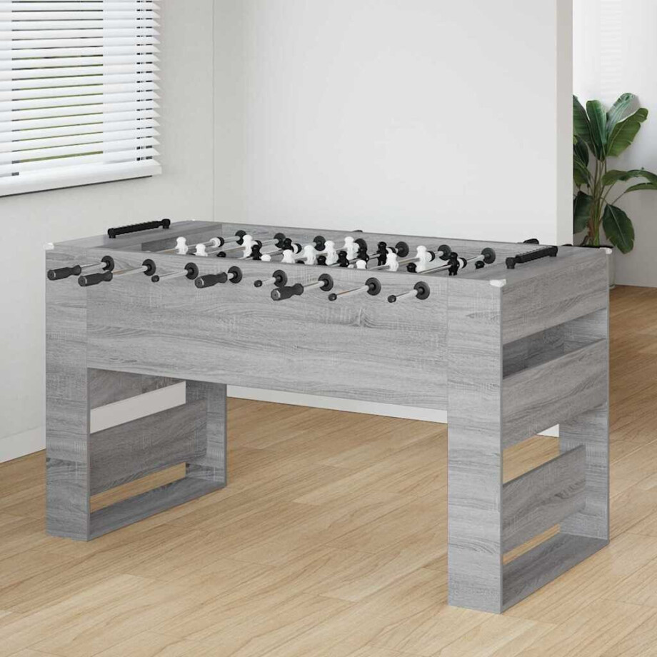 vidaXL Honkbaltafel Grijze Sonoma 146,5 x 74 x 85 cm Bewerkt hout afbeelding 1