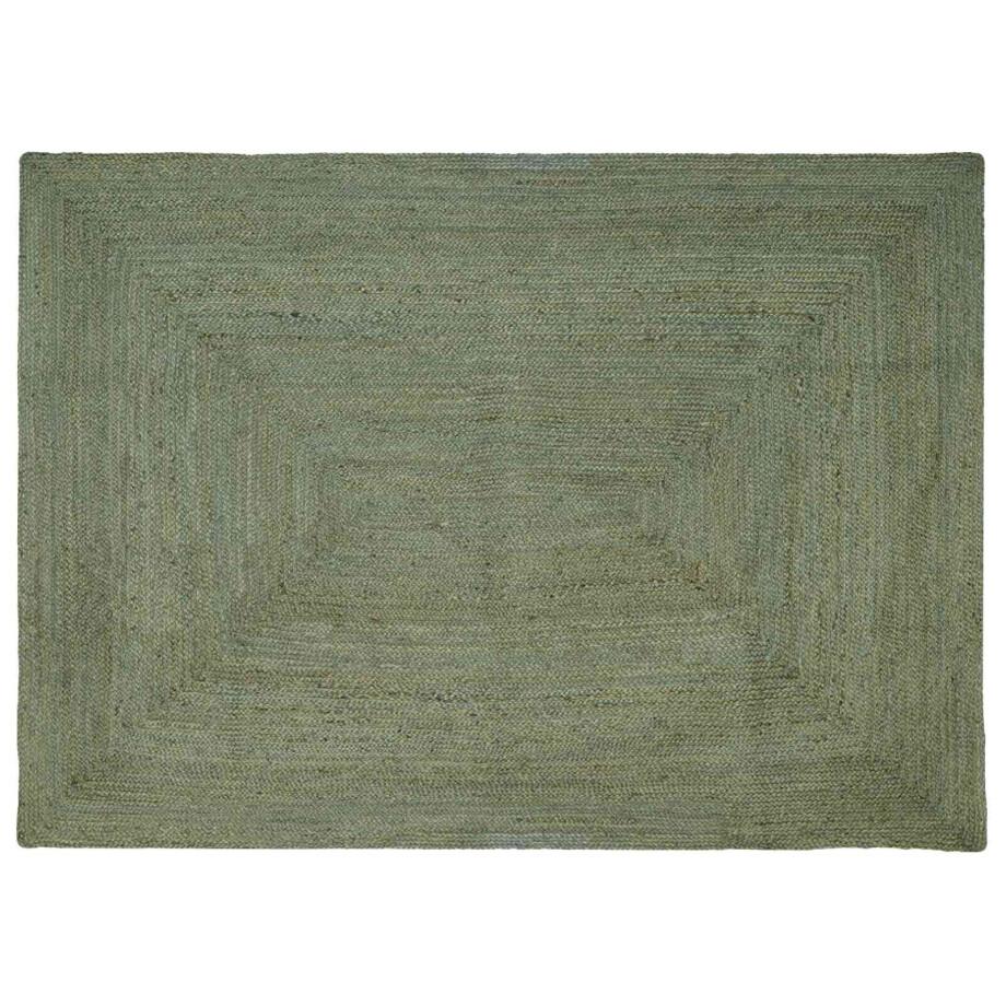 vidaXL Vloerkleden Rechthoekig Olijfgroen 240 x 340 cm Jute vidaXL Vloerkleden Rechthoekig Olijfgroen 240 x 340 cm Jute afbeelding 1