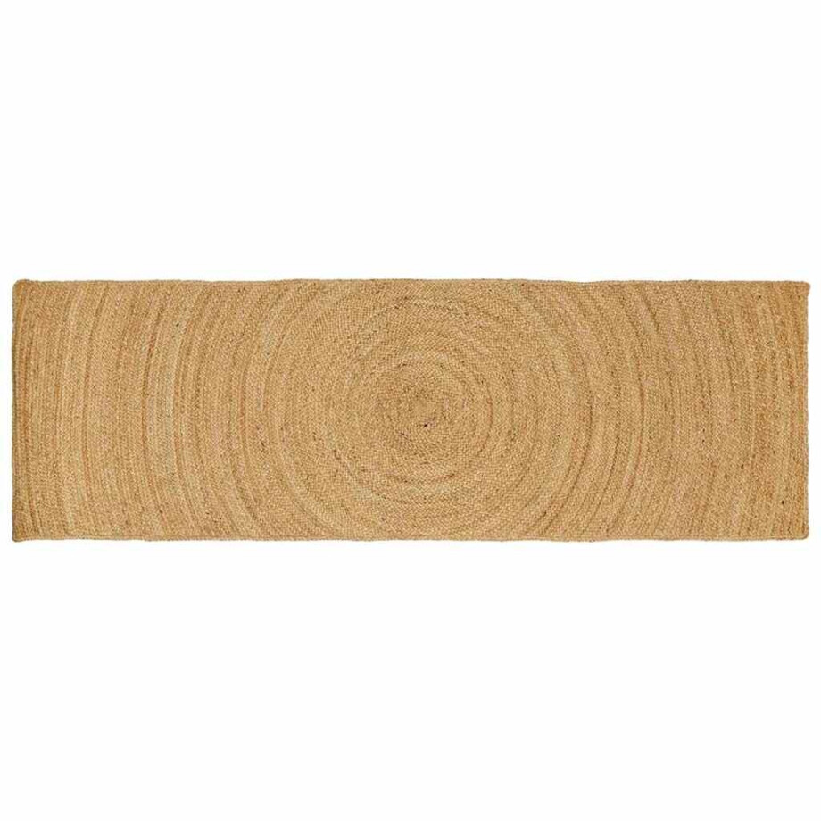 vidaXL Vloerkleden Rechthoekig Bruin 60 x 300 cm Jute afbeelding 1