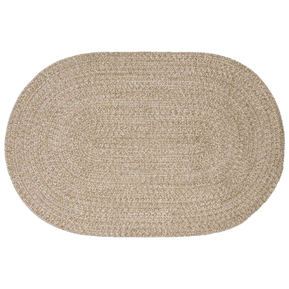 vidaXL Vloerkleden Wit 122 x 183 cm Jute vidaXL Vloerkleden Wit 122 x 183 cm Jute afbeelding 1