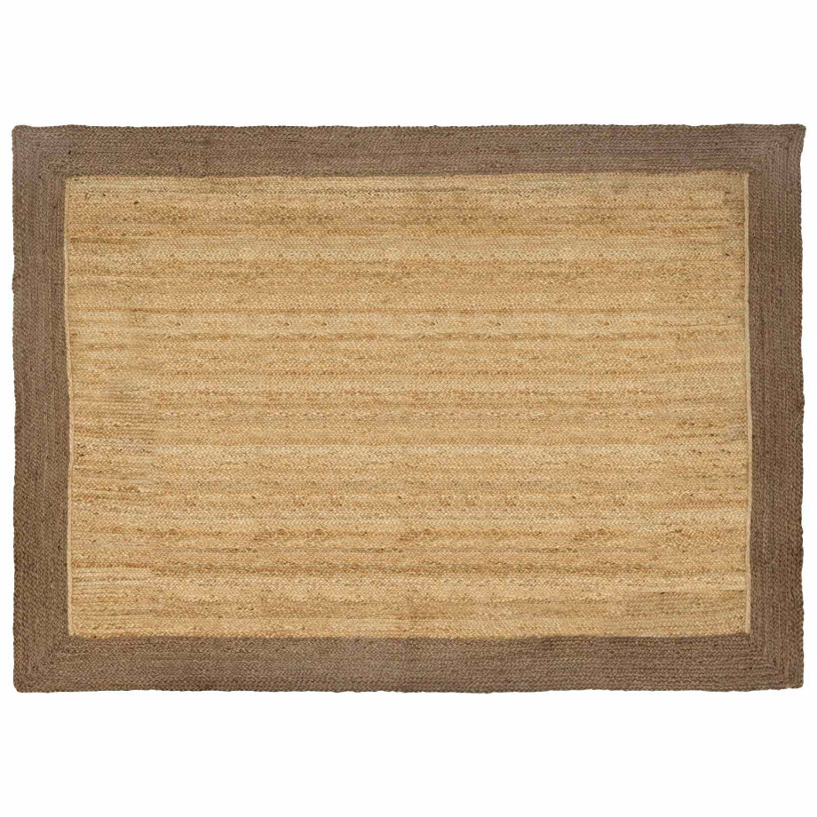vidaXL Vloerkleden Grijs 240 x 340 cm Jute vidaXL Vloerkleden Grijs 240 x 340 cm Jute afbeelding 1