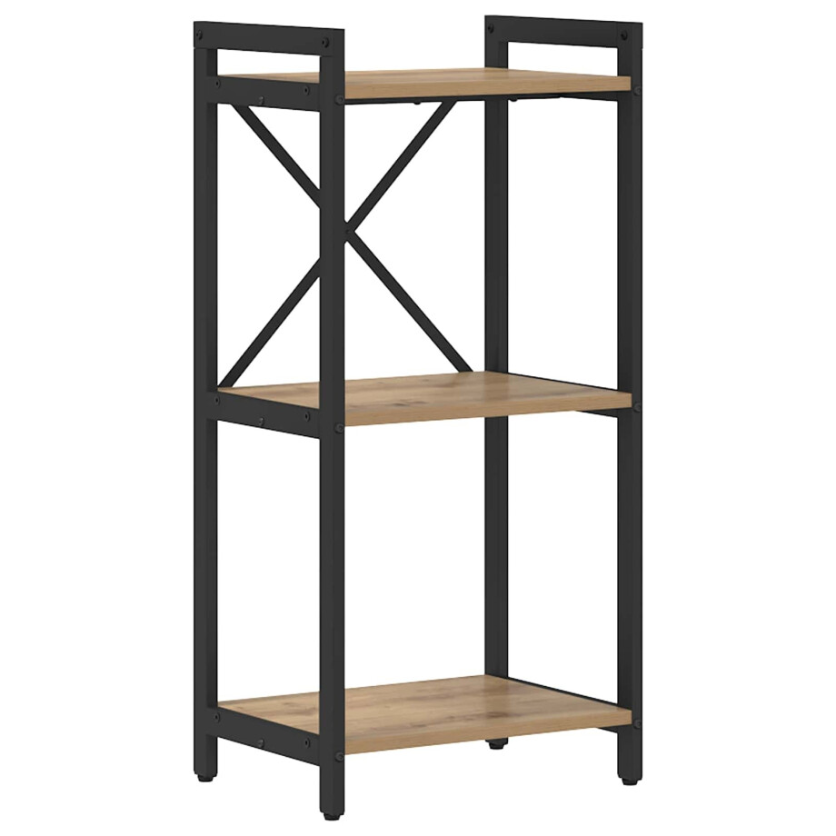vidaXL Boekenkast 40 x 30 x 85 cm Bewerkt hout Artisan Eiken afbeelding 1