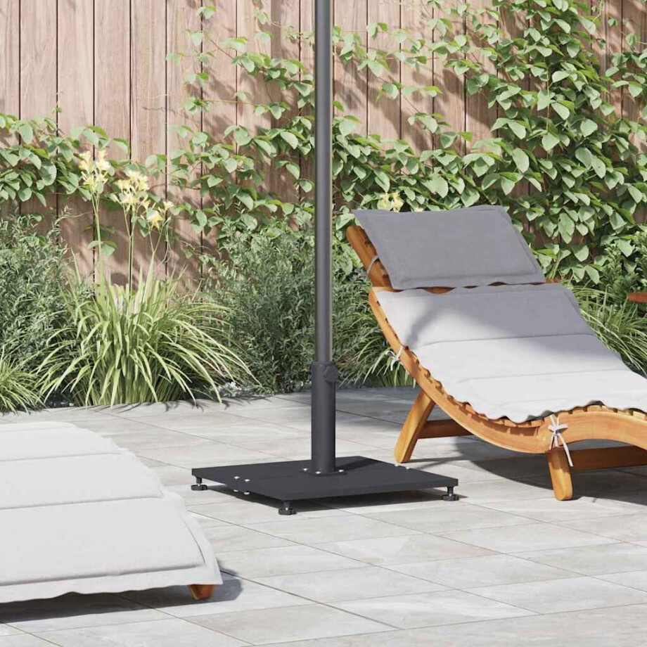 vidaXL Buiten Parasols Donkergrijs 45 x 45 x 31 cm Staal vidaXL Buiten Parasols Donkergrijs 45 x 45 x 31 cm Staal afbeelding 1