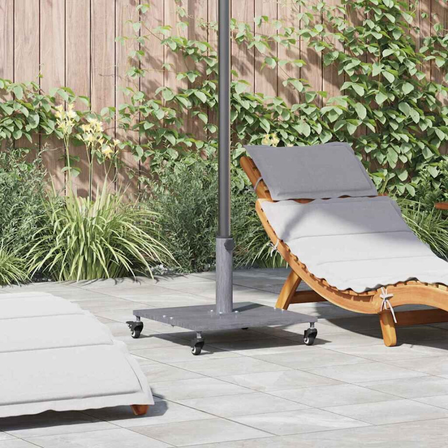 vidaXL Buiten Parasols Donkerhout 45 x 45 x 31.5 cm Staal afbeelding 1