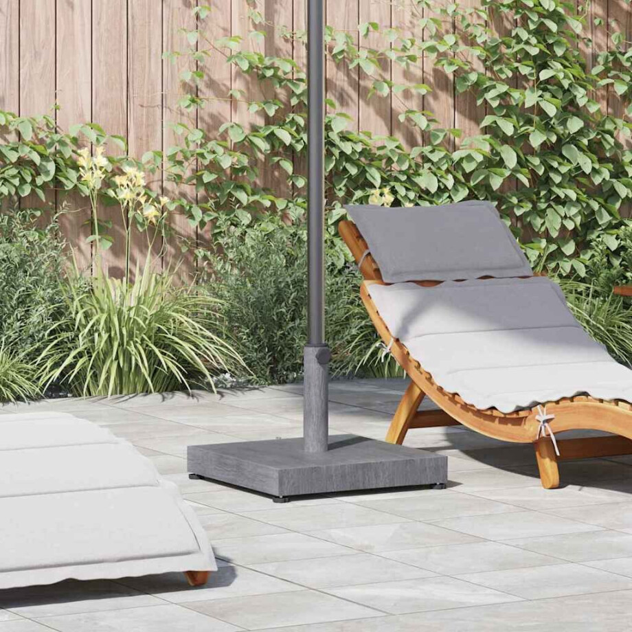 vidaXL Buiten Parasols Donkerhout 45 x 45 x 31.5 cm Staal, Beton afbeelding 1