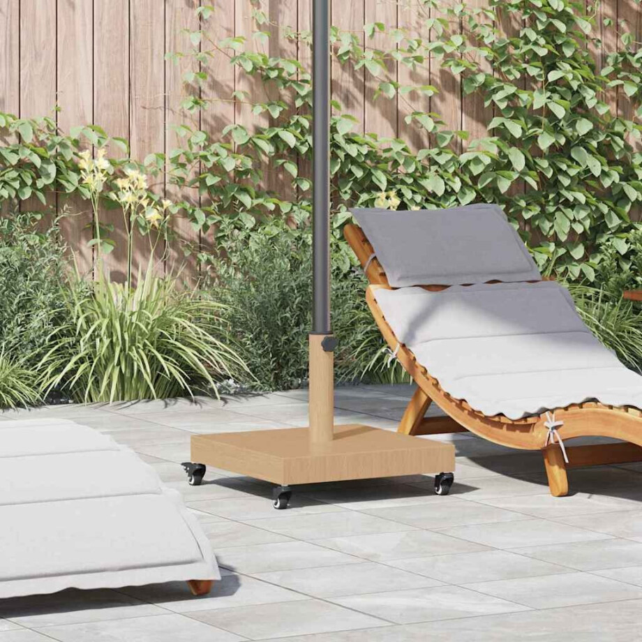 vidaXL Buiten Parasols Lichthout 45 x 45 x 32 cm Staal, Beton afbeelding 1