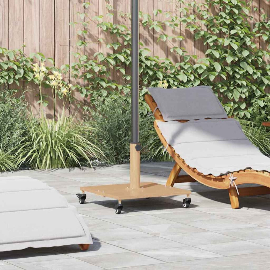 vidaXL Buiten Parasols Lichthout 45 x 45 x 31.5 cm Staal afbeelding 1