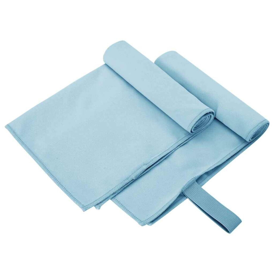 vidaXL Sporthanddoeken 2 pcs Blauw 50 x 30 cm Polyester en polyamide afbeelding 1