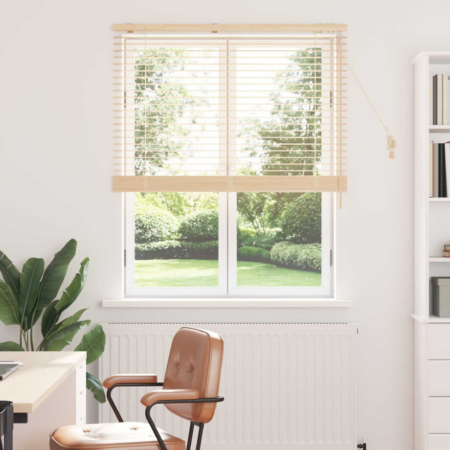 vidaXL Venetiaanse jaloezie Eiken Look 110 x 160 cm 35 mm vidaXL Venetiaanse jaloezie Eiken Look 110 x 160 cm 35 mm afbeelding 1