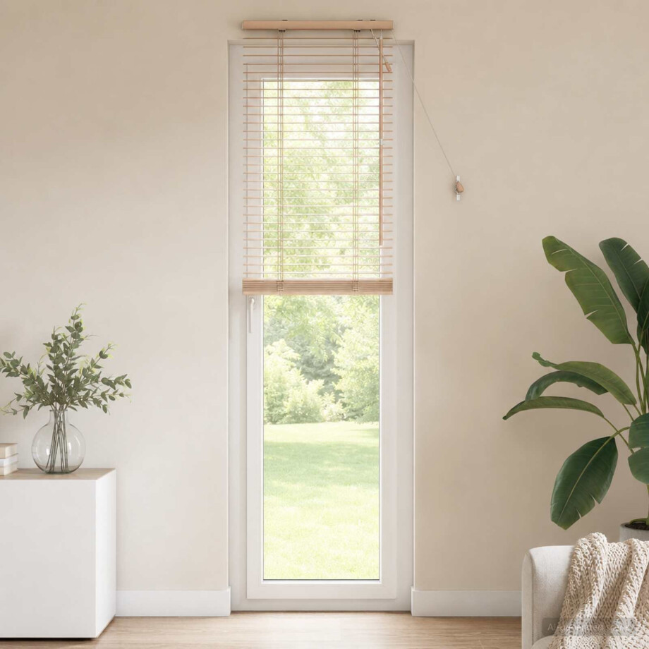 vidaXL Venetiaanse jaloezie Eiken Look 60 x 250 cm 35 mm vidaXL Venetiaanse jaloezie Eiken Look 60 x 250 cm 35 mm afbeelding 1