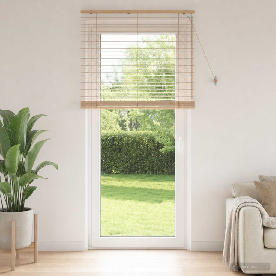 vidaXL Venetiaanse jaloezie Eiken Look 115 x 250 cm 35 mm vidaXL Venetiaanse jaloezie Eiken Look 115 x 250 cm 35 mm afbeelding 1