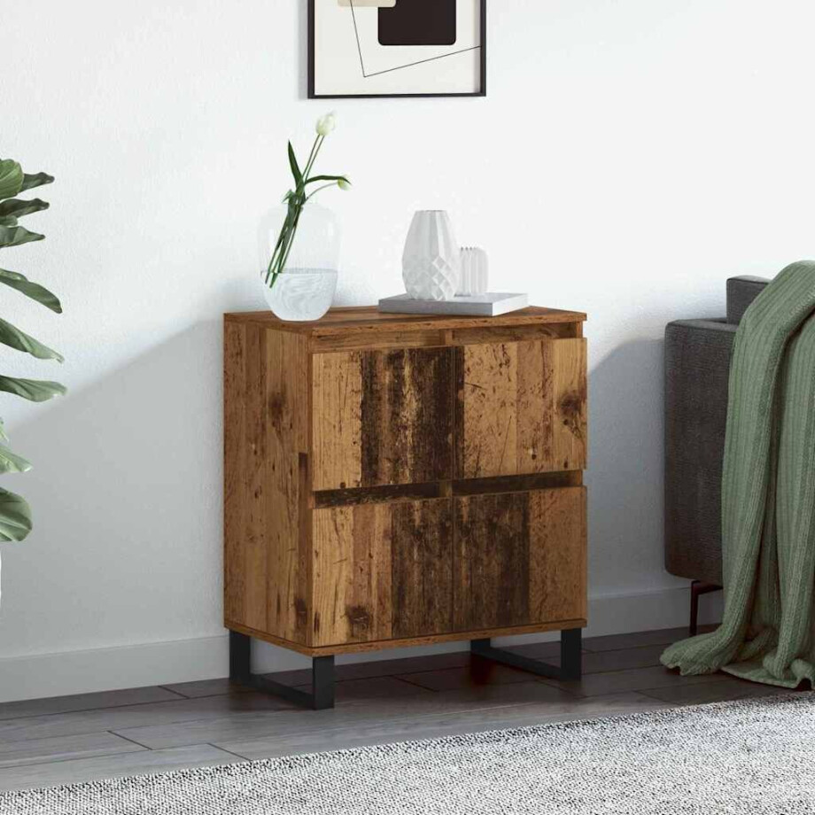 vidaXL Dressoir Oudhout 60 x 35 x 70 cm vidaXL Dressoir Oudhout 60 x 35 x 70 cm afbeelding 1