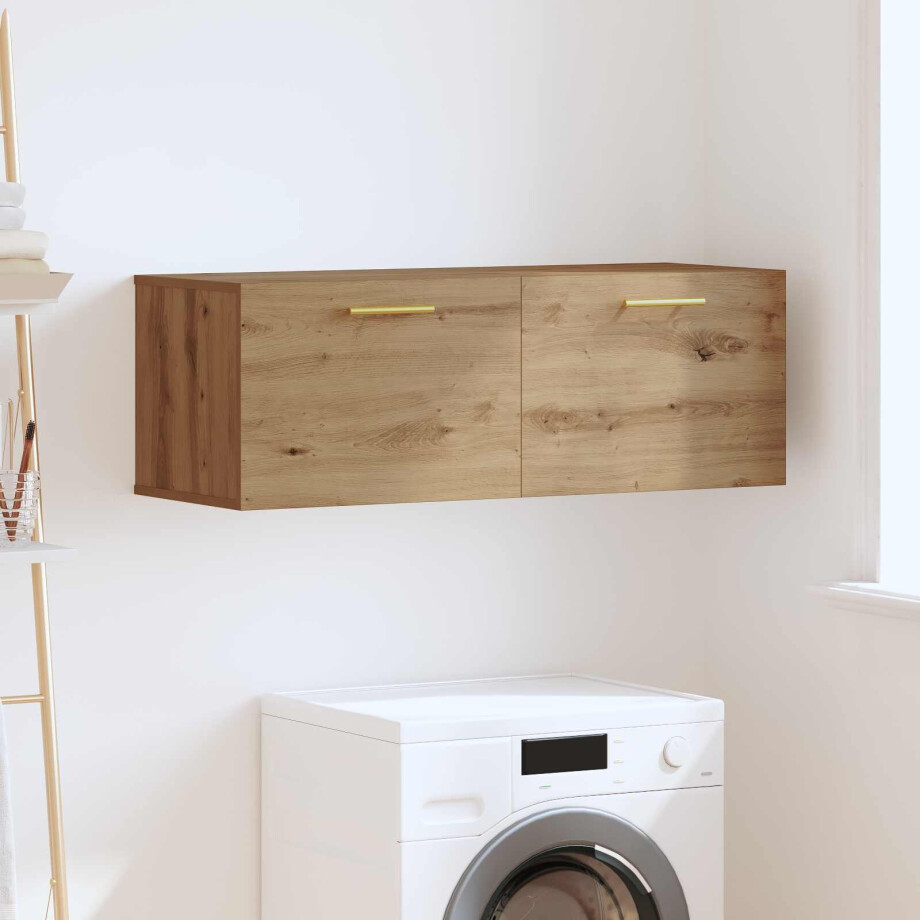 vidaXL Wandkast artisanaal eikenkleurig 100 x 36.5 x 35 cm vidaXL Wandkast artisanaal eikenkleurig 100 x 36.5 x 35 cm afbeelding 1