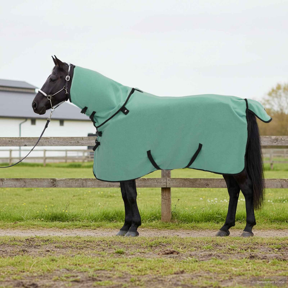 vidaXL Paardendeken Speciale Groen 75 cm Polyester vidaXL Paardendeken Speciale Groen 75 cm Polyester afbeelding 1