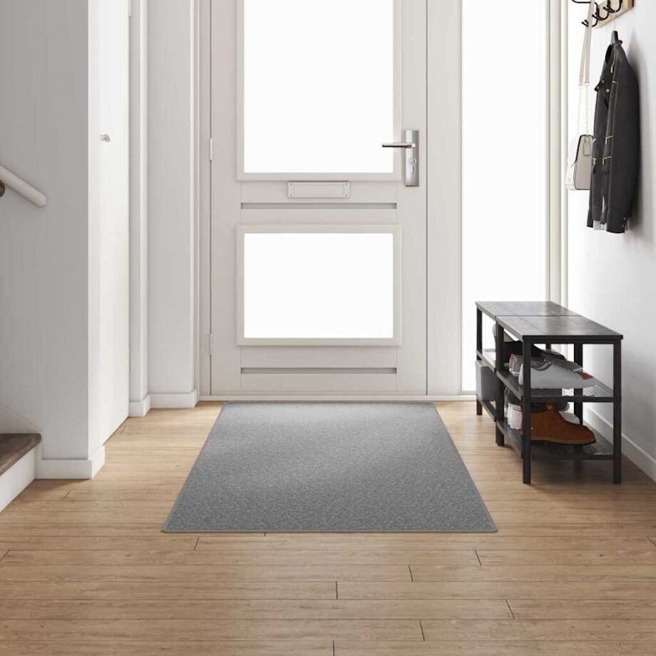 vidaXL Tapijt Loper Lichtgrijs 100 x 300 cm 100% Polypropyleen afbeelding 1