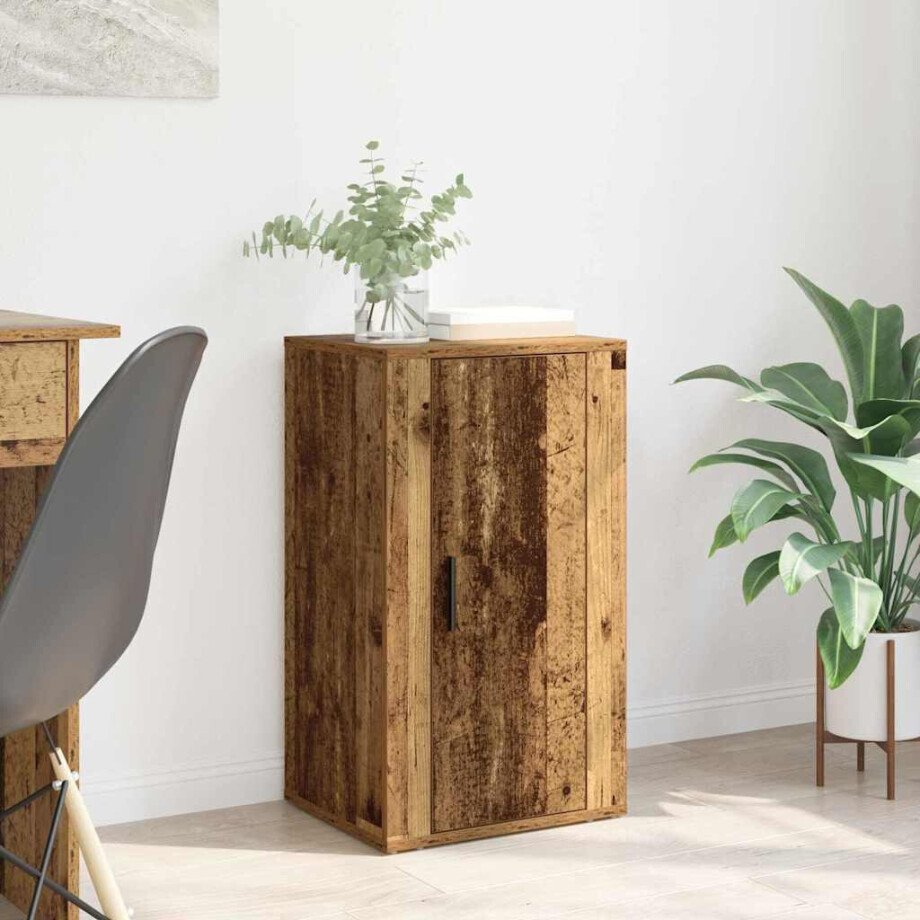 vidaXL Dressoir Oudhout 40 x 33 x 70 cm Bewerkt hout vidaXL Dressoir Oudhout 40 x 33 x 70 cm Bewerkt hout afbeelding 1