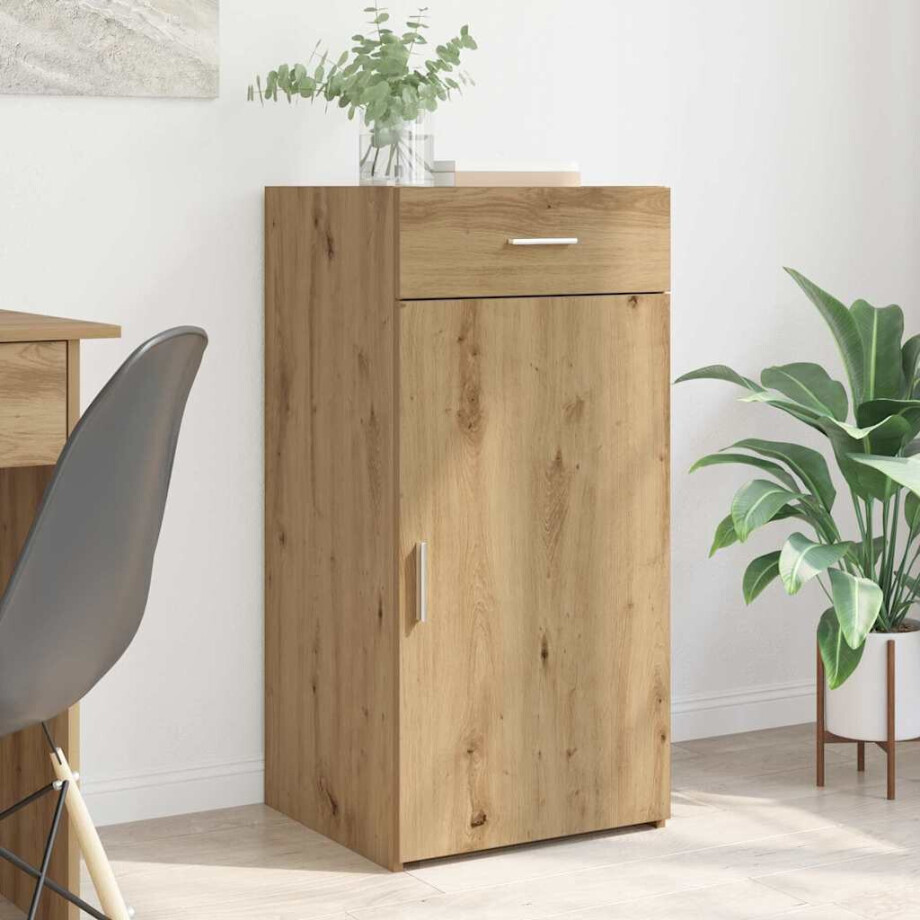 vidaXL Dressoir artisanaal eikenkleurig 45 x 42,5 x 93 cm Bewerkt hout vidaXL Dressoir artisanaal eikenkleurig 45 x 42,5 x 93 cm Bewerkt hout afbeelding 1