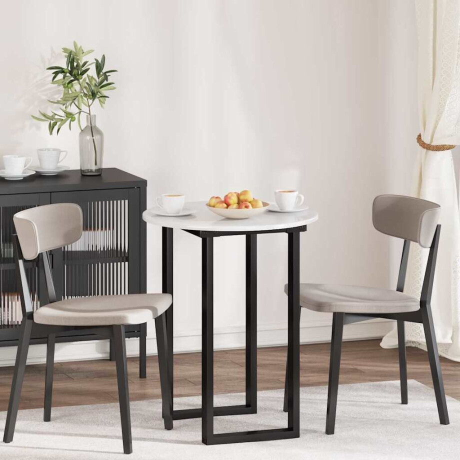vidaXL Tafelblad Hoogglans wit 60 x 60 x 1,5 cm Bewerkt hout vidaXL Tafelblad Hoogglans wit 60 x 60 x 1,5 cm Bewerkt hout afbeelding 1