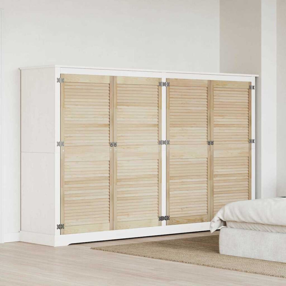 vidaXL Kastdeuren 4 pcs Bruin 140.5 x 59.5 x 2.1 cm Massief grenenhout vidaXL Kastdeuren 4 pcs Bruin 140.5 x 59.5 x 2.1 cm Massief grenenhout afbeelding 1