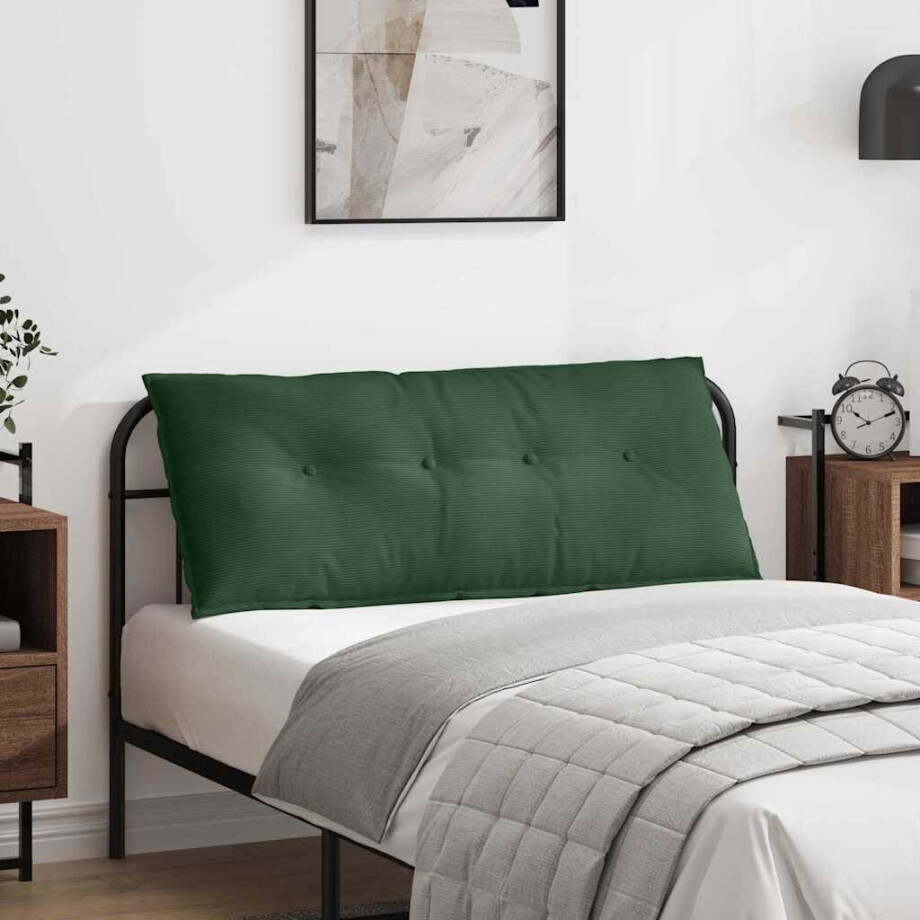 vidaXL Rugkussen Jungle Groen 120 x 50 cm Cordstof vidaXL Rugkussen Jungle Groen 120 x 50 cm Cordstof afbeelding 1