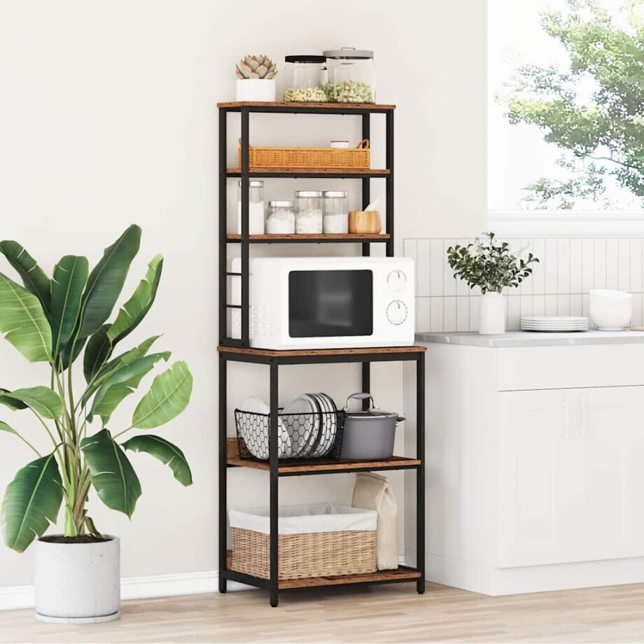 vidaXL Keukenplank Oud Hout 60 x 40 x 168 cm Bewerkt hout vidaXL Keukenplank Oud Hout 60 x 40 x 168 cm Bewerkt hout afbeelding 1