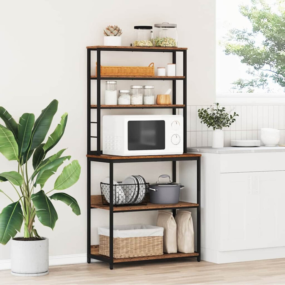 vidaXL Keukenplank Oud Hout 80 x 40 x 168 cm Bewerkt hout vidaXL Keukenplank Oud Hout 80 x 40 x 168 cm Bewerkt hout afbeelding 1