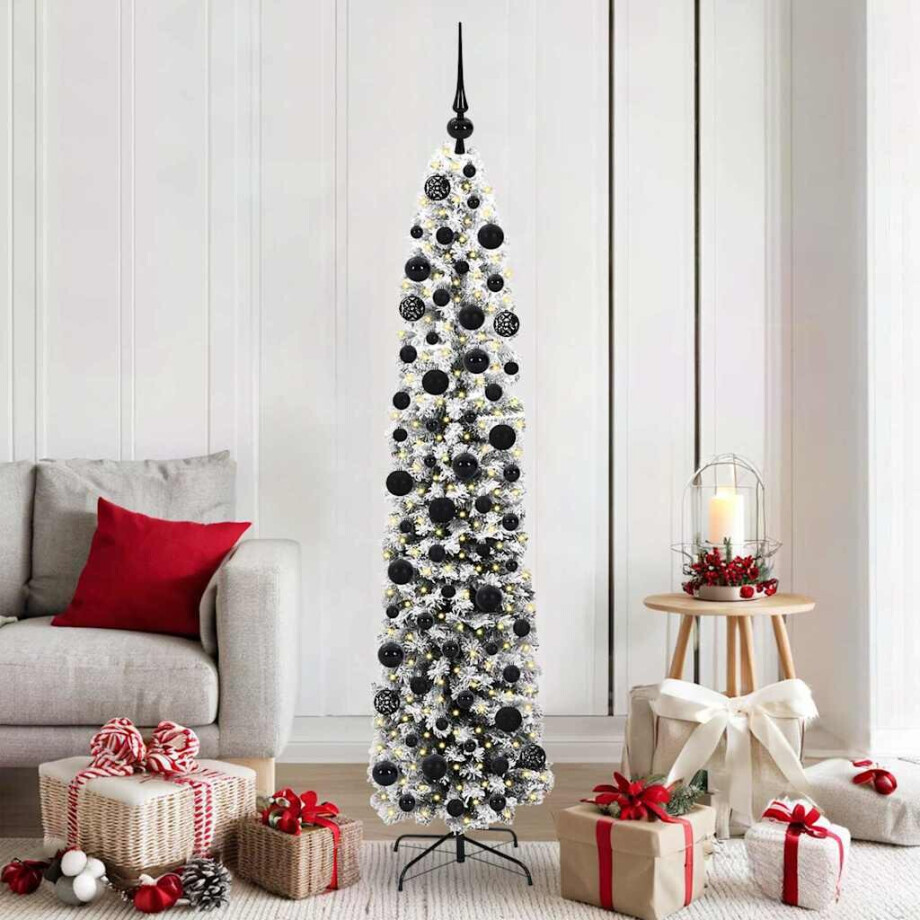 vidaXL Kunstkerstboom Groen 180 cm PVC en Staal en Kunststof vidaXL Kunstkerstboom Groen 180 cm PVC en Staal en Kunststof afbeelding 1