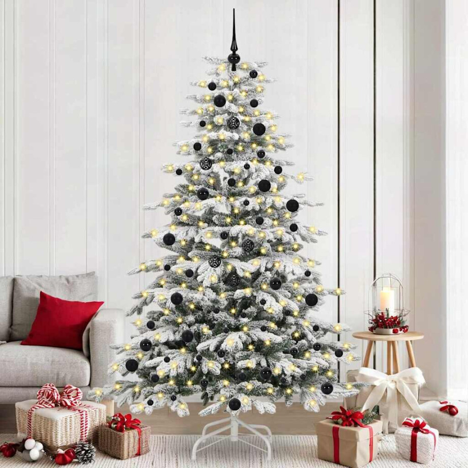 vidaXL Kunstmatige Inklapbare Kerstboom Wit 240 cm PE en PVC vidaXL Kunstmatige Inklapbare Kerstboom Wit 240 cm PE en PVC afbeelding 1